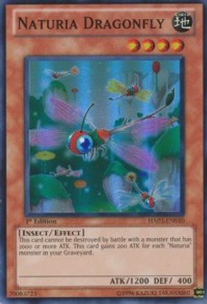 Naturia Dragonfly (HA03-EN010) - Hidden Arsenal 3 Unlimited - Premium Yugioh Single from Konami - Just $0.25! Shop now at Game Crave Tournament Store