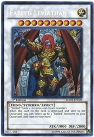 Fabled Leviathan (HA03-EN026) - Hidden Arsenal 3 1st Edition - Premium Yugioh Single from Konami - Just $0.61! Shop now at Game Crave Tournament Store