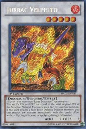 Jurrac Velphito (HA03-EN027) - Hidden Arsenal 3 Unlimited - Premium Yugioh Single from Konami - Just $1.45! Shop now at Game Crave Tournament Store