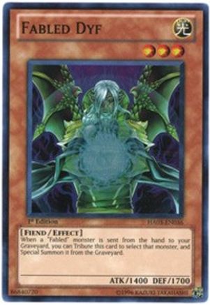 Fabled Dyf (HA03-EN036) - Hidden Arsenal 3 Unlimited - Premium Yugioh Single from Konami - Just $0.08! Shop now at Game Crave Tournament Store
