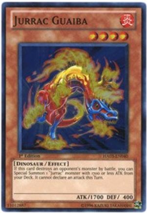 Jurrac Guaiba (HA03-EN040) - Hidden Arsenal 3 Unlimited - Premium Yugioh Single from Konami - Just $1.33! Shop now at Game Crave Tournament Store