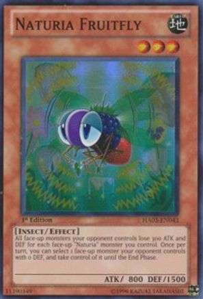Naturia Fruitfly (HA03-EN043) - Hidden Arsenal 3 1st Edition - Premium Yugioh Single from Konami - Just $0.25! Shop now at Game Crave Tournament Store