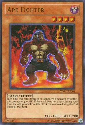 Ape Fighter (5D's Duel Transer) (YDT1-EN001) - Yu-Gi-Oh! Video Game Promotional Cards Unlimited - Premium Yugioh Single from Konami - Just $0.28! Shop now at Game Crave Tournament Store