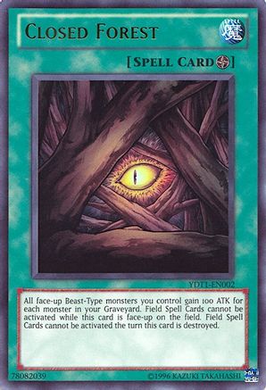 Closed Forest (5D's Duel Transer) (YDT1-EN002) - Yu-Gi-Oh! Video Game Promotional Cards Limited - Premium Yugioh Single from Konami - Just $4.77! Shop now at Game Crave Tournament Store