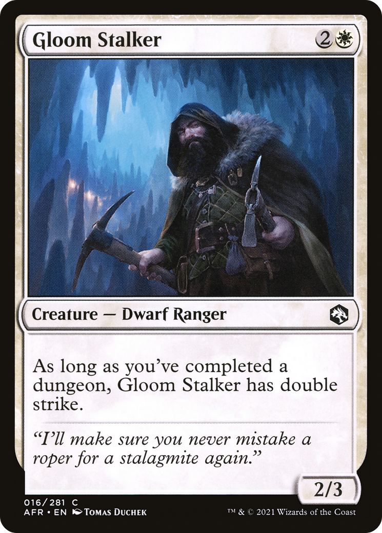 Gloom Stalker (AFR-016) - Adventures in the Forgotten Realms - Premium MTG Single from Wizards of the Coast - Just $0.08! Shop now at Game Crave Tournament Store