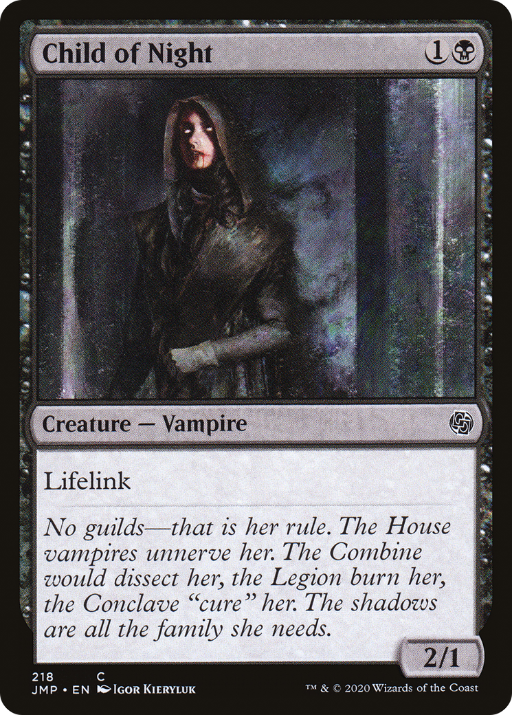 Child of Night (JMP-218) - Jumpstart - Premium MTG Single from Wizards of the Coast - Just $0.25! Shop now at Game Crave Tournament Store