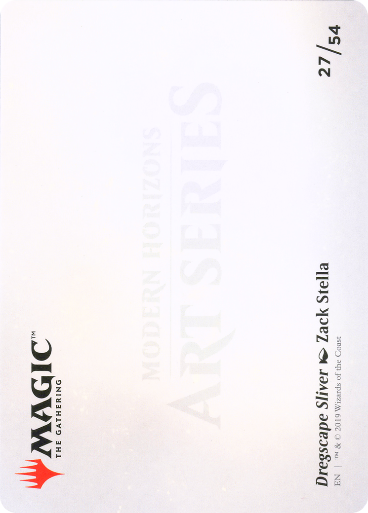 Dregscape Sliver // Dregscape Sliver (AMH1-027) - Modern Horizons Art Series (Borderless) - Premium MTG Single from Wizards of the Coast - Just $0! Shop now at Game Crave Tournament Store