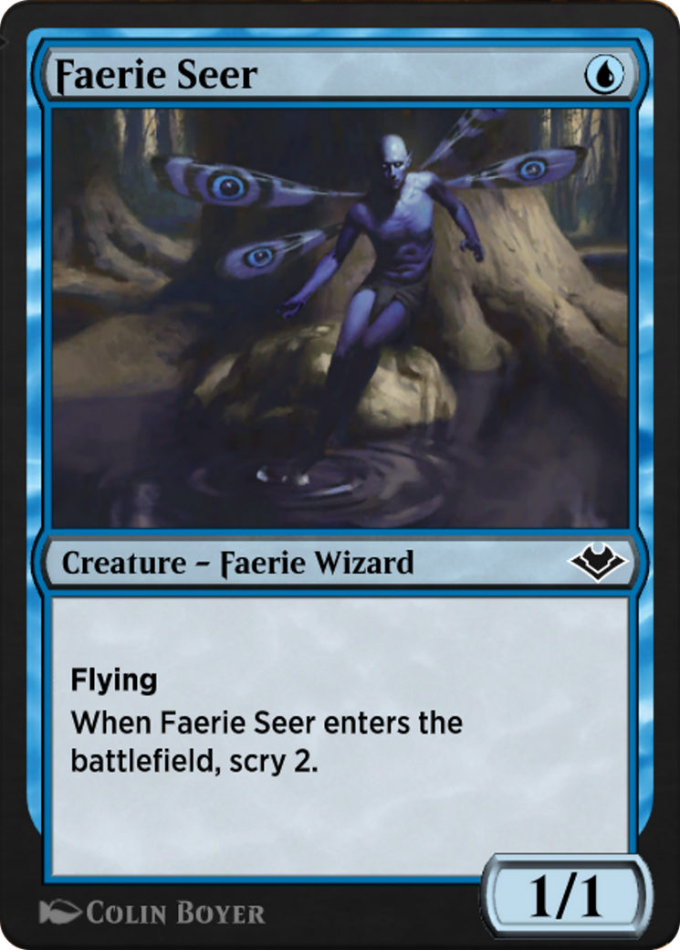 Faerie Seer (J21-190) - Jumpstart: Historic Horizons - Premium MTG Single from Wizards of the Coast - Just $0! Shop now at Game Crave Tournament Store