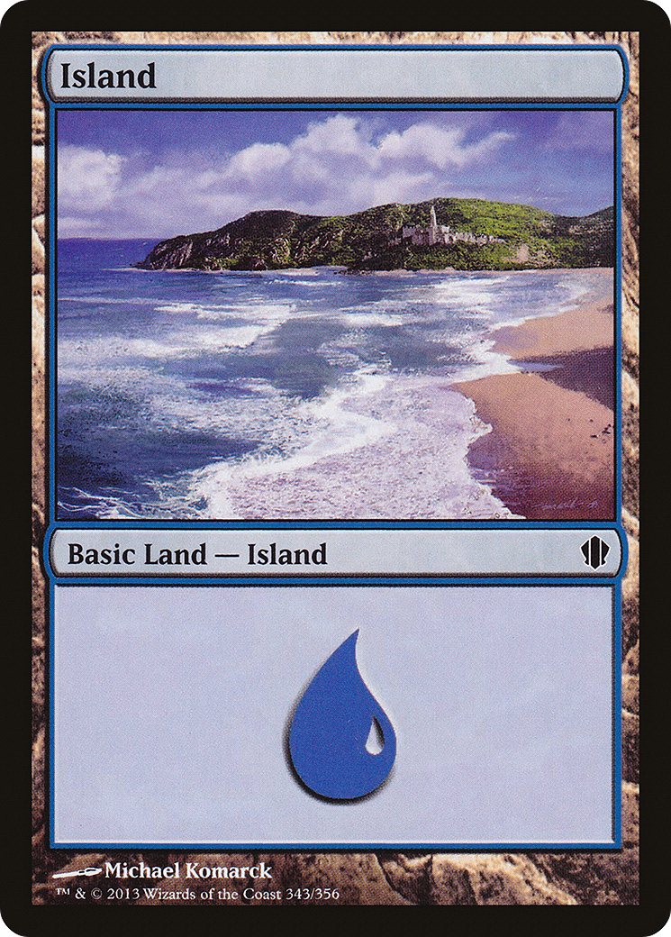 Island (C13-343) - Commander 2013 - Premium MTG Single from Wizards of the Coast - Just $0.08! Shop now at Game Crave Tournament Store