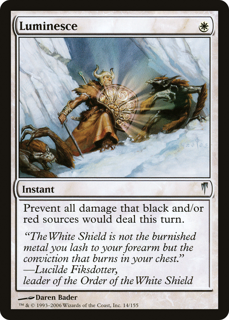 Luminesce (CSP-014) - Coldsnap - Premium MTG Single from Wizards of the Coast - Just $0.08! Shop now at Game Crave Tournament Store
