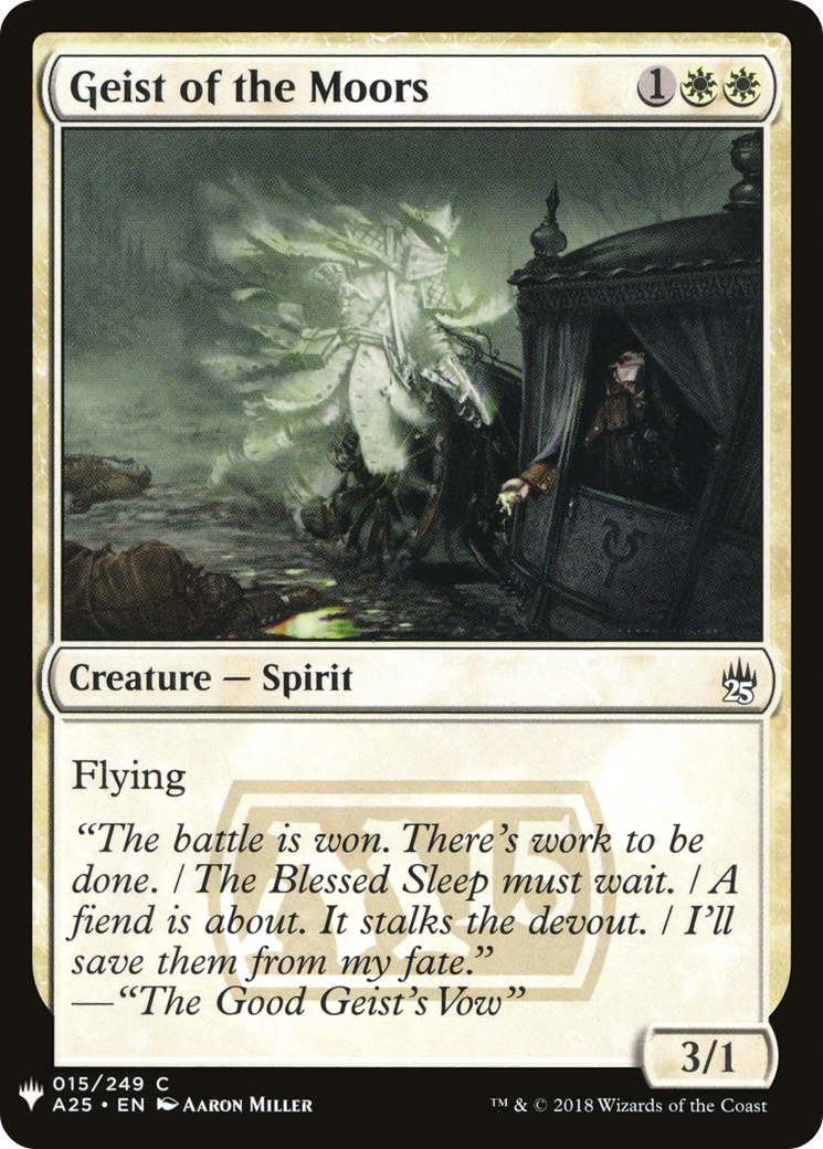 Geist of the Moors (MB1-116) - Mystery Booster - Premium MTG Single from Wizards of the Coast - Just $0.08! Shop now at Game Crave Tournament Store