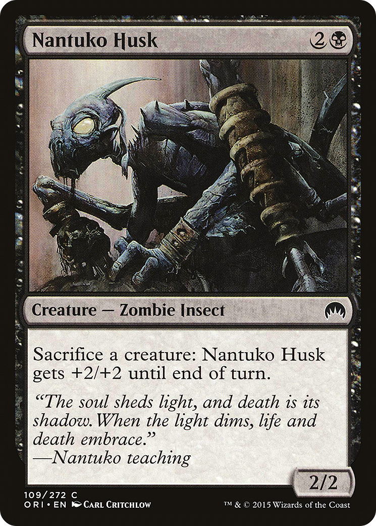 Nantuko Husk (ORI-109) - Magic Origins - Premium MTG Single from Wizards of the Coast - Just $0.08! Shop now at Game Crave Tournament Store
