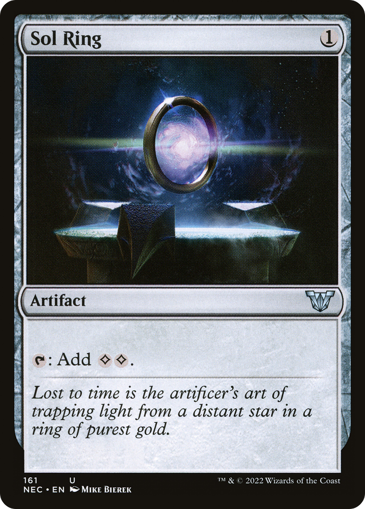 Sol Ring (NEC-161) - Neon Dynasty Commander - Premium MTG Single from Wizards of the Coast - Just $0.34! Shop now at Game Crave Tournament Store