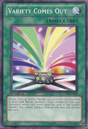 Variety Comes Out (DP10-EN020) - Duelist Pack 10: Yusei 3 1st Edition - Premium Yugioh Single from Konami - Just $0.08! Shop now at Game Crave Tournament Store