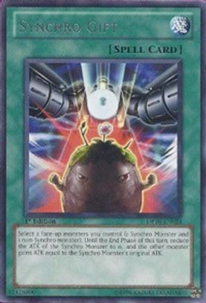 Synchro Gift (DP10-EN024) - Duelist Pack 10: Yusei 3 1st Edition - Premium Yugioh Single from Konami - Just $0.26! Shop now at Game Crave Tournament Store