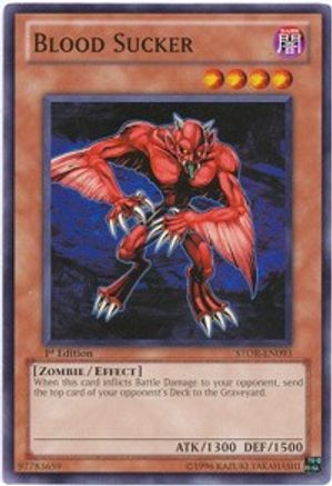Blood Sucker (STOR-EN093) - Storm of Ragnarok 1st Edition - Premium Yugioh Single from Konami - Just $0.25! Shop now at Game Crave Tournament Store