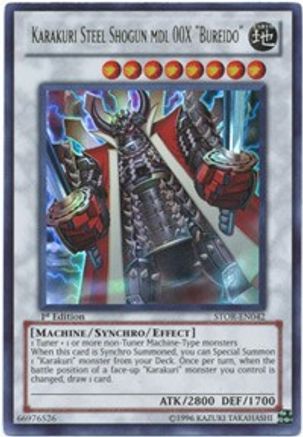 Karakuri Steel Shogun mdl 00X "Bureido" (STOR-EN042) - Storm of Ragnarok Unlimited - Premium Yugioh Single from Konami - Just $1.94! Shop now at Game Crave Tournament Store
