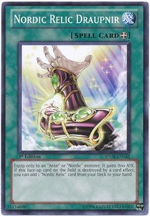 Nordic Relic Draupnir (STOR-EN045) - Storm of Ragnarok Unlimited - Premium Yugioh Single from Konami - Just $0.25! Shop now at Game Crave Tournament Store