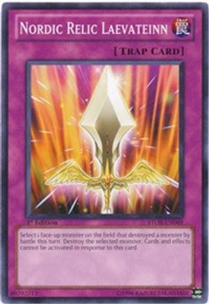 Nordic Relic Laevateinn (STOR-EN069) - Storm of Ragnarok Unlimited - Premium Yugioh Single from Konami - Just $0.25! Shop now at Game Crave Tournament Store