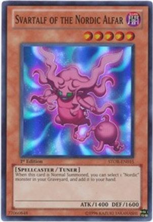 Svartalf of the Nordic Alfar (STOR-EN015) - Storm of Ragnarok Unlimited - Premium Yugioh Single from Konami - Just $0.25! Shop now at Game Crave Tournament Store