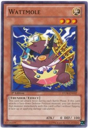 Wattmole (STOR-EN032) - Storm of Ragnarok Unlimited - Premium Yugioh Single from Konami - Just $0.25! Shop now at Game Crave Tournament Store