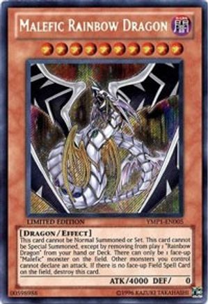 yu gi oh malefic deck YuGiOh Bonds Beyond Time Movie Promo Malefic Rainbow Dragon YMP1-EN005