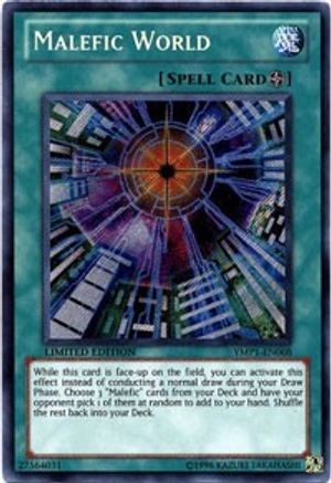 Malefic World (YMP1-EN008) - Bonds Beyond Time Movie Pack Limited - Premium Yugioh Single from Konami - Just $0.85! Shop now at Game Crave Tournament Store