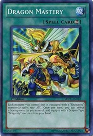 Dragon Mastery (SDDL-EN022) - Structure Deck: Dragunity Legion 1st Edition - Premium Yugioh Single from Konami - Just $0.41! Shop now at Game Crave Tournament Store