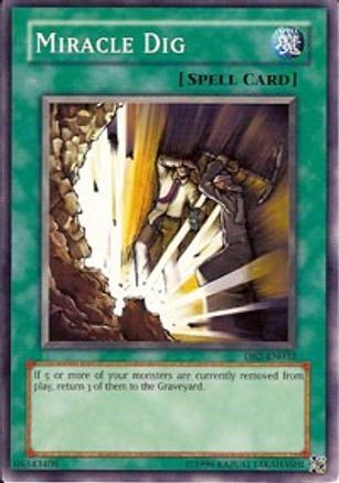 Miracle Dig (DB2-EN032) - Dark Beginning 2 Unlimited - Premium Yugioh Single from Konami - Just $0.26! Shop now at Game Crave Tournament Store