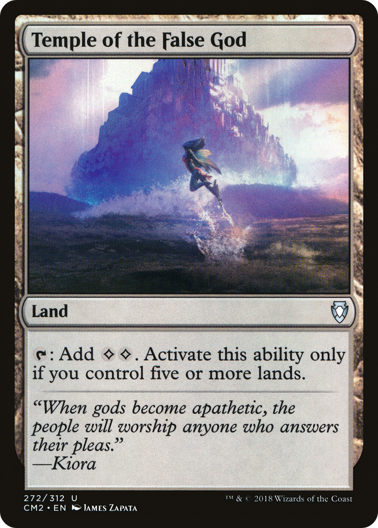 Temple of the False God (CM2-272) - Commander Anthology Volume II - Premium MTG Single from Wizards of the Coast - Just $0.11! Shop now at Game Crave Tournament Store