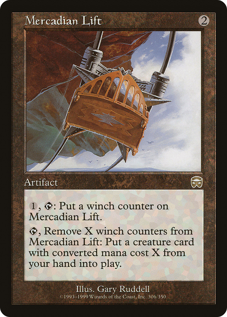 Mercadian Lift (MMQ-306) - Mercadian Masques Foil - Premium MTG Single from Wizards of the Coast - Just $2.48! Shop now at Game Crave Tournament Store
