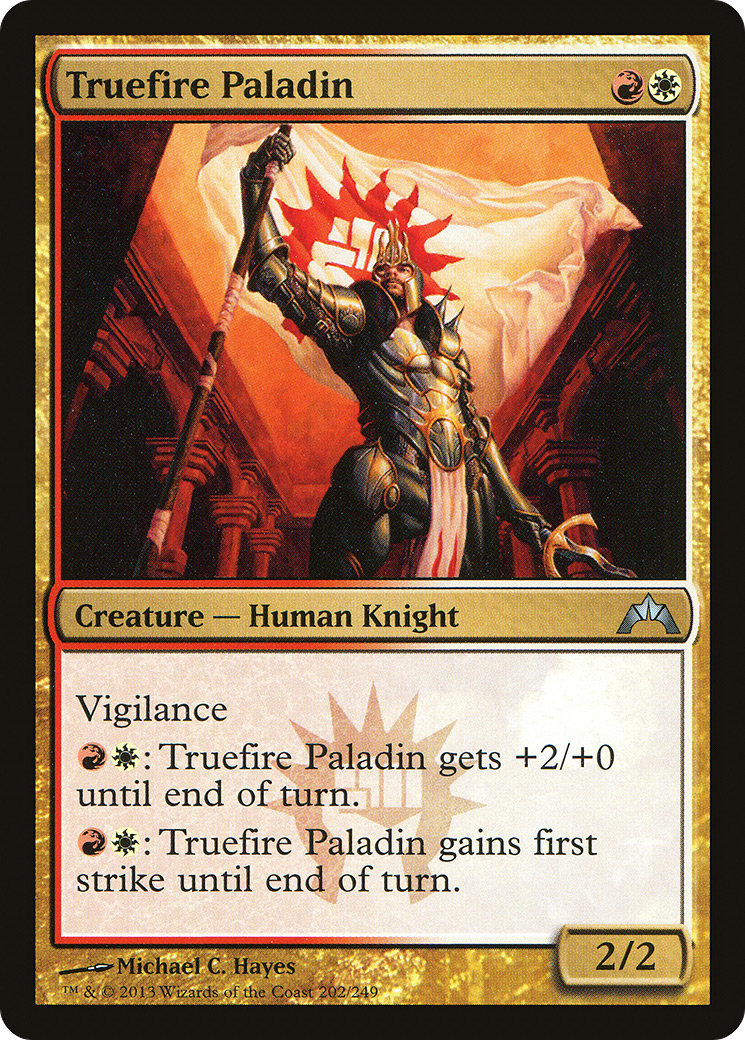 Truefire Paladin (GTC-202) - Gatecrash Foil - Premium MTG Single from Wizards of the Coast - Just $0.08! Shop now at Game Crave Tournament Store