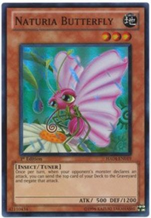 Naturia Butterfly (HA04-EN019) - Hidden Arsenal 4 Unlimited - Premium Yugioh Single from Konami - Just $0.25! Shop now at Game Crave Tournament Store