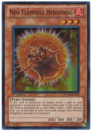 Neo Flamvell Hedgehog (HA04-EN032) - Hidden Arsenal 4 Unlimited - Premium Yugioh Single from Konami - Just $0.25! Shop now at Game Crave Tournament Store