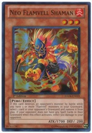 Neo Flamvell Shaman (HA04-EN033) - Hidden Arsenal 4 Unlimited - Premium Yugioh Single from Konami - Just $0.23! Shop now at Game Crave Tournament Store