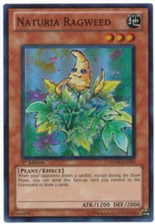 Naturia Ragweed (HA04-EN050) - Hidden Arsenal 4 Unlimited - Premium Yugioh Single from Konami - Just $0.25! Shop now at Game Crave Tournament Store