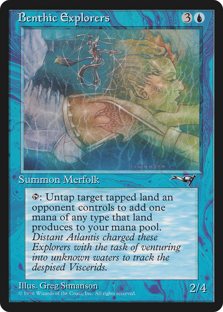 Benthic Explorers (ALL-24B) - Alliances - Premium MTG Single from Wizards of the Coast - Just $0.25! Shop now at Game Crave Tournament Store