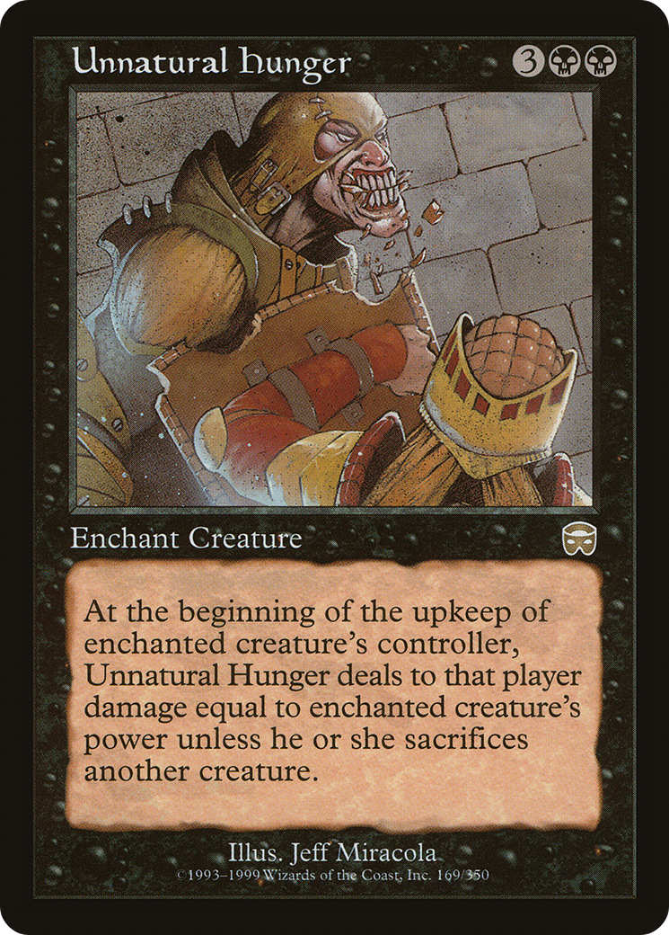 Unnatural Hunger (MMQ-169) - Mercadian Masques Foil - Premium MTG Single from Wizards of the Coast - Just $3.36! Shop now at Game Crave Tournament Store