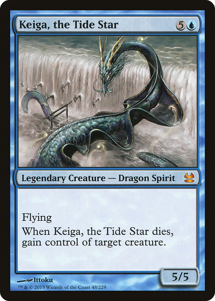 Keiga, the Tide Star (MMA-048) - Modern Masters Foil - Premium MTG Single from Wizards of the Coast - Just $2.78! Shop now at Game Crave Tournament Store
