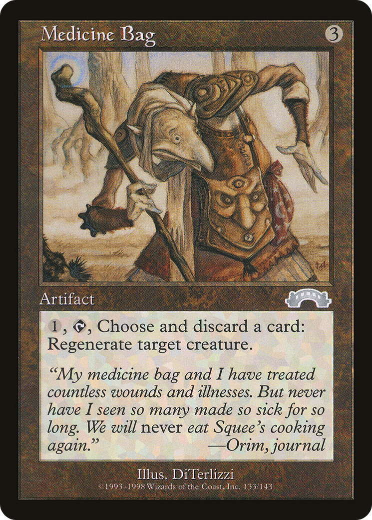 Medicine Bag (EXO-133) - Exodus - Premium MTG Single from Wizards of the Coast - Just $0.08! Shop now at Game Crave Tournament Store