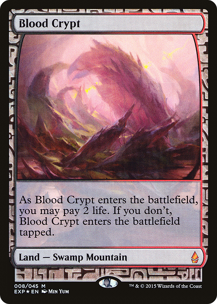Blood Crypt (EXP-008) - Zendikar Expeditions Foil - Premium MTG Single from Wizards of the Coast - Just $18.32! Shop now at Game Crave Tournament Store