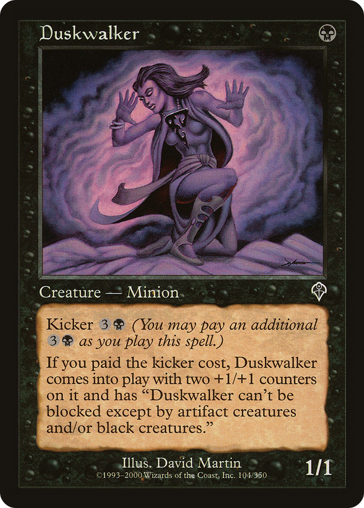 Duskwalker (INV-104) - Invasion Foil - Premium MTG Single from Wizards of the Coast - Just $0.22! Shop now at Game Crave Tournament Store