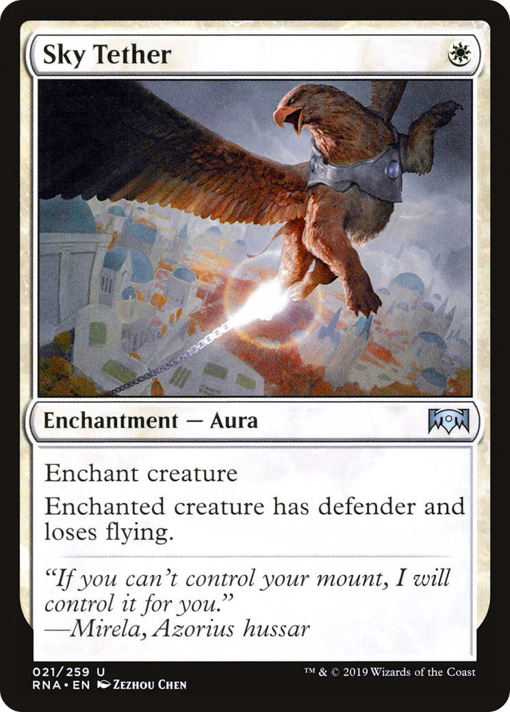 Sky Tether (RNA-021) - Ravnica Allegiance - Premium MTG Single from Wizards of the Coast - Just $0.08! Shop now at Game Crave Tournament Store