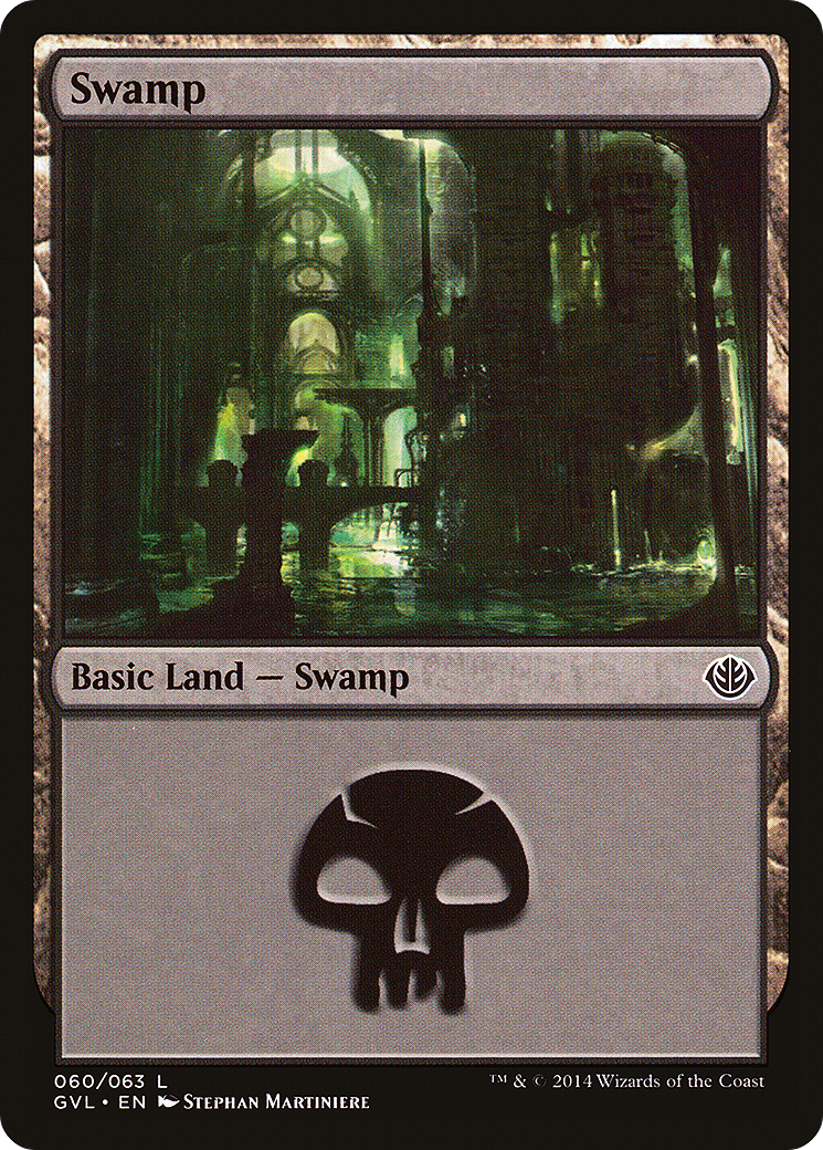 Swamp (GVL-060) - Duel Decks Anthology: Garruk vs. Liliana - Premium MTG Single from Wizards of the Coast - Just $0.08! Shop now at Game Crave Tournament Store