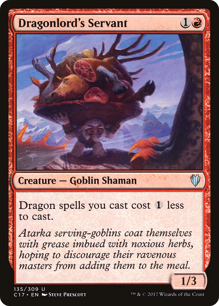 Dragonlord's Servant (C17-135) - Commander 2017 - Premium MTG Single from Wizards of the Coast - Just $0.10! Shop now at Game Crave Tournament Store
