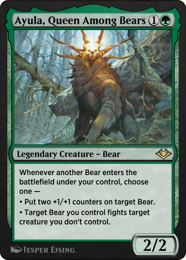 Ayula, Queen Among Bears (J21-543) - Jumpstart: Historic Horizons - Premium MTG Single from Wizards of the Coast - Just $0! Shop now at Game Crave Tournament Store