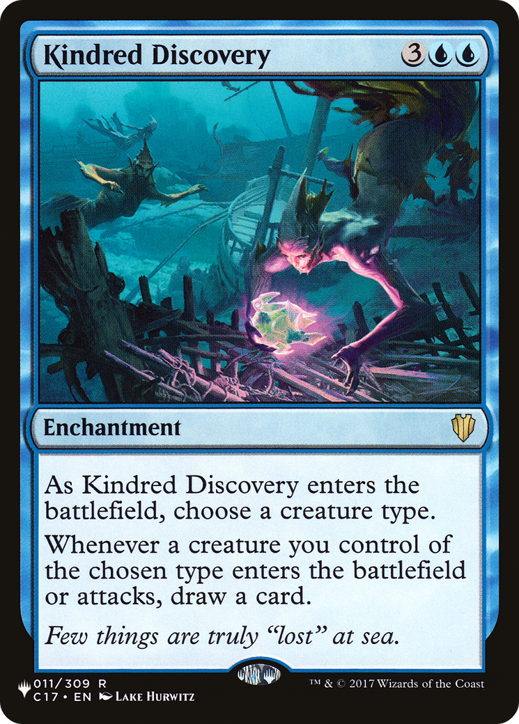 Kindred Discovery (PLIST-312) - The List - Premium MTG Single from Wizards of the Coast - Just $3.96! Shop now at Game Crave Tournament Store