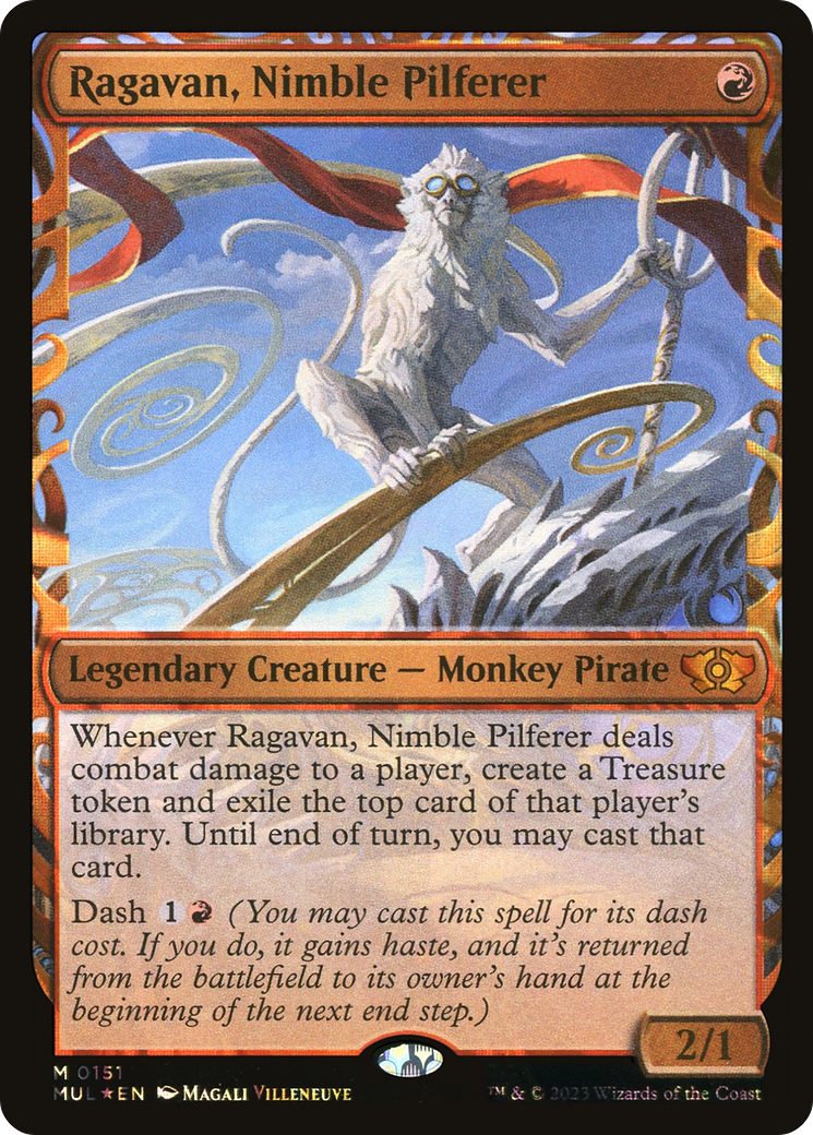 Ragavan, Nimble Pilferer (MUL-151) - Multiverse Legends: (Showcase) Foil - Premium MTG Single from Wizards of the Coast - Just $21.77! Shop now at Game Crave Tournament Store