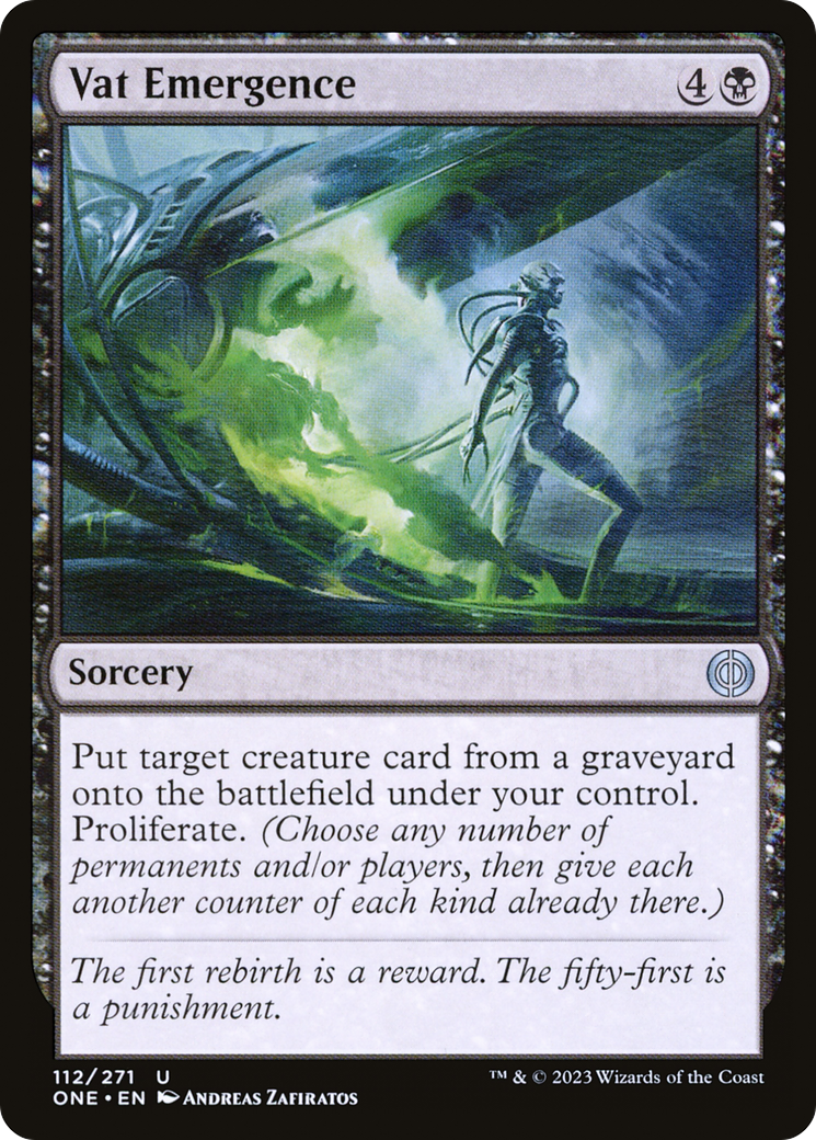 Vat Emergence (ONE-112) - Phyrexia: All Will Be One - Premium MTG Single from Wizards of the Coast - Just $0.25! Shop now at Game Crave Tournament Store