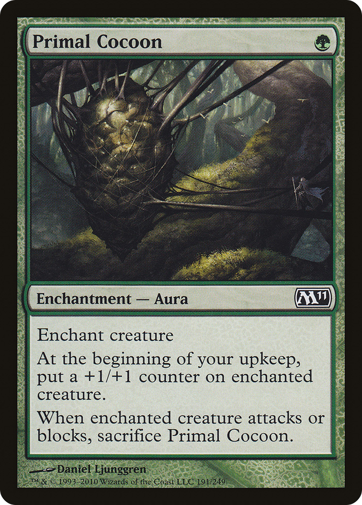 Primal Cocoon (M11-191) - Magic 2011 - Premium MTG Single from Wizards of the Coast - Just $0.08! Shop now at Game Crave Tournament Store